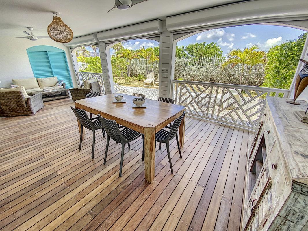 A louer appartement Front de mer BO Saint Martin-terrasse-2